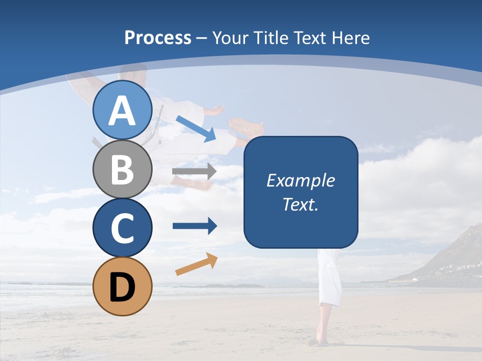 Warrior Fitness Coast PowerPoint Template