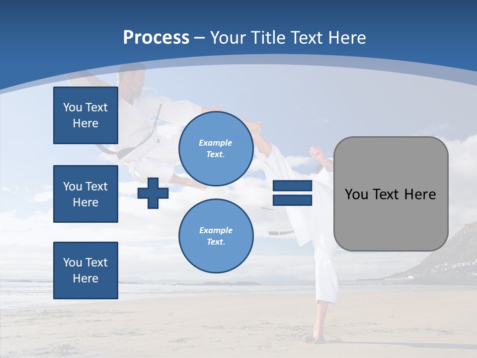 Warrior Fitness Coast PowerPoint Template