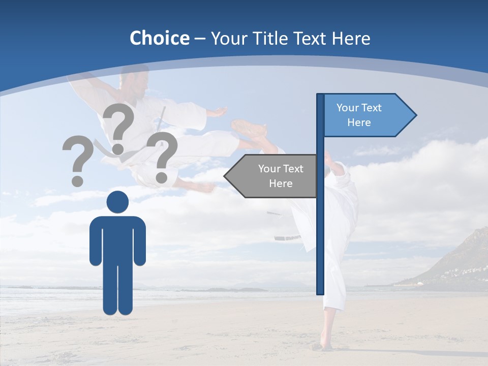 Warrior Fitness Coast PowerPoint Template