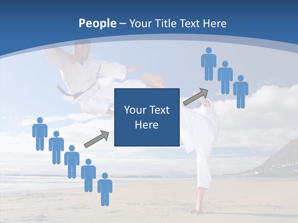 Warrior Fitness Coast PowerPoint Template