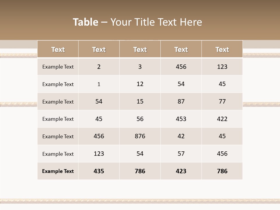 Day Romance Tie PowerPoint Template