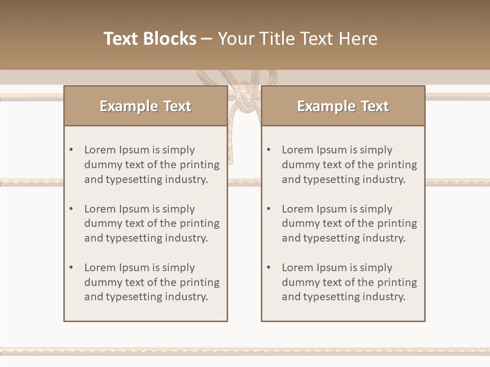 Day Romance Tie PowerPoint Template