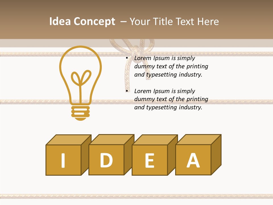 Day Romance Tie PowerPoint Template