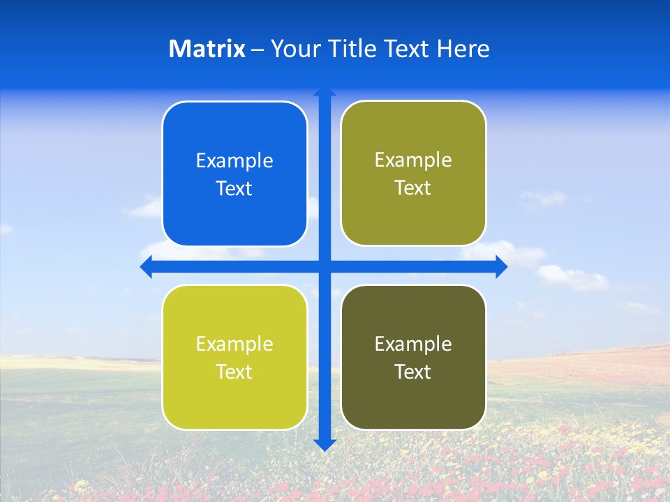 Poppy Spring Wheat PowerPoint Template