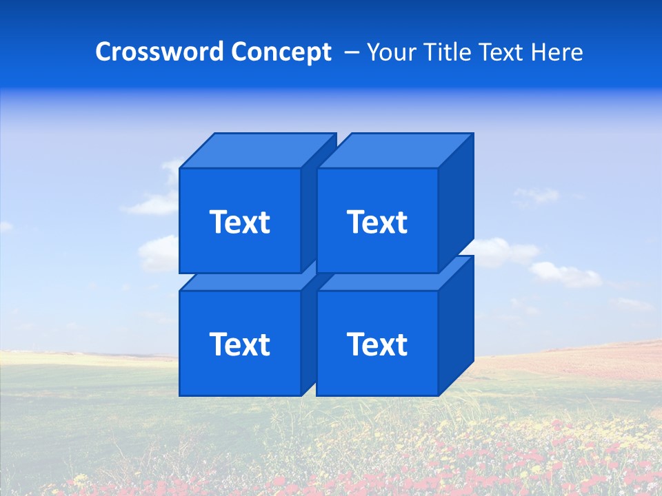 Poppy Spring Wheat PowerPoint Template