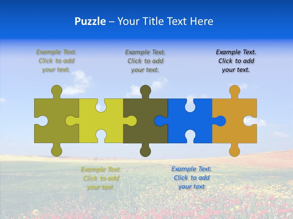 Poppy Spring Wheat PowerPoint Template