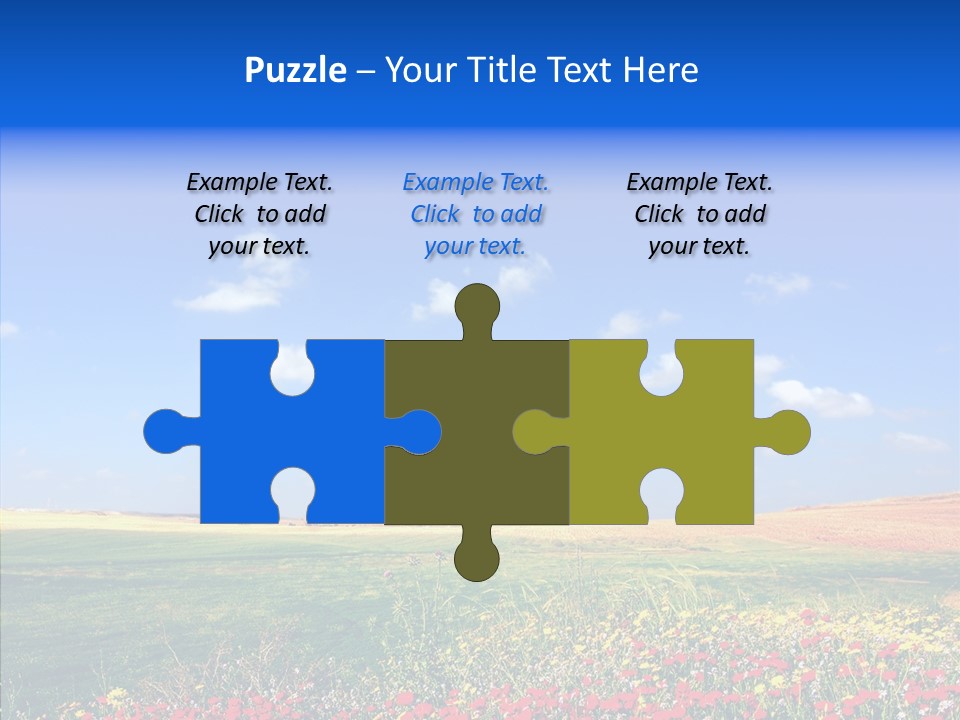 Poppy Spring Wheat PowerPoint Template