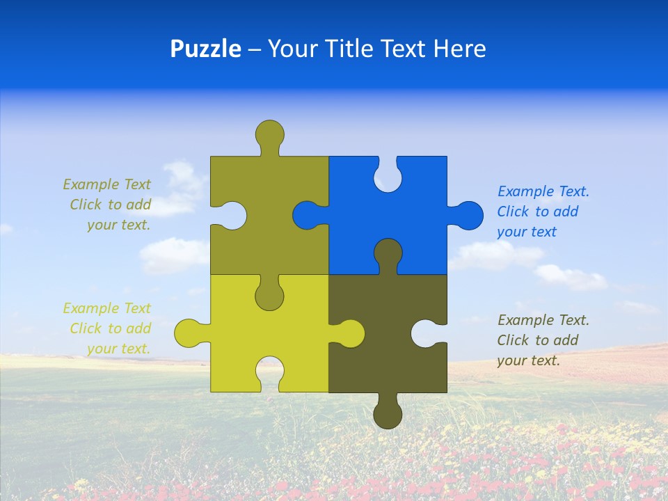 Poppy Spring Wheat PowerPoint Template