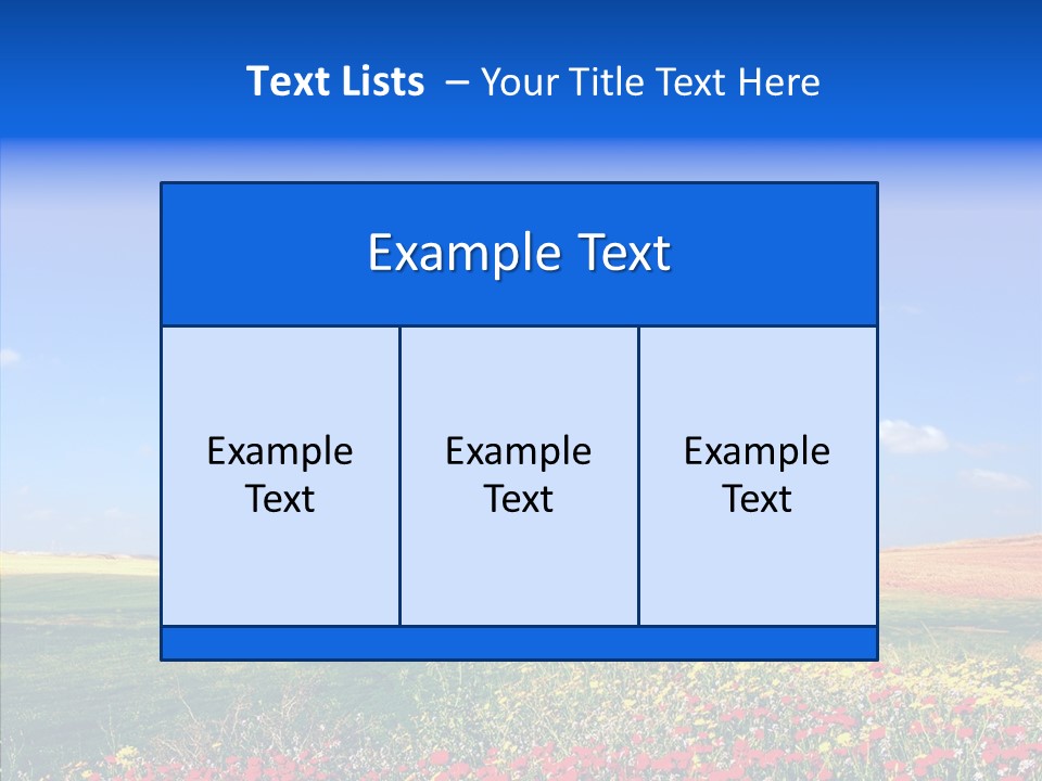 Poppy Spring Wheat PowerPoint Template