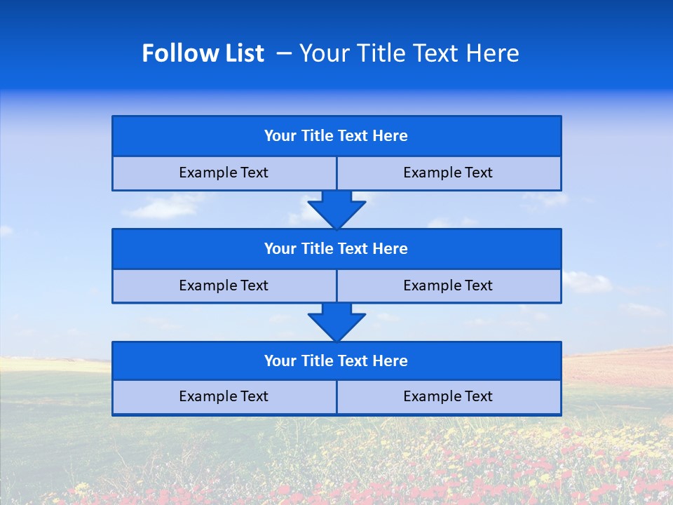 Poppy Spring Wheat PowerPoint Template