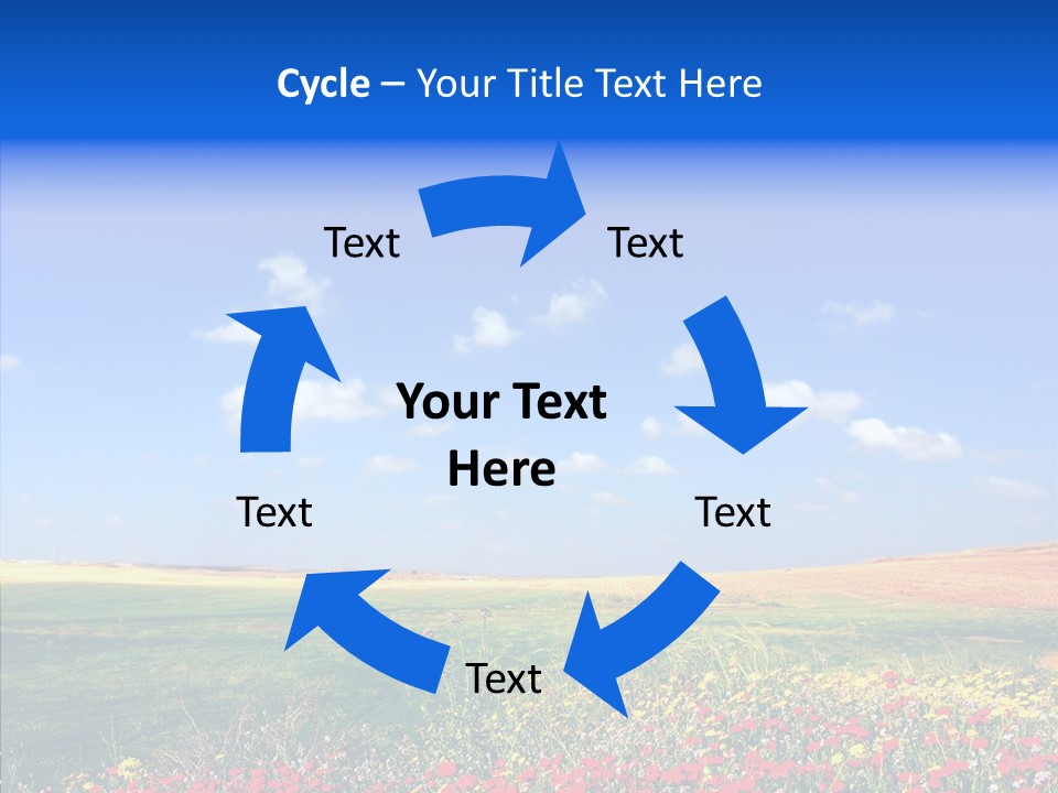 Poppy Spring Wheat PowerPoint Template