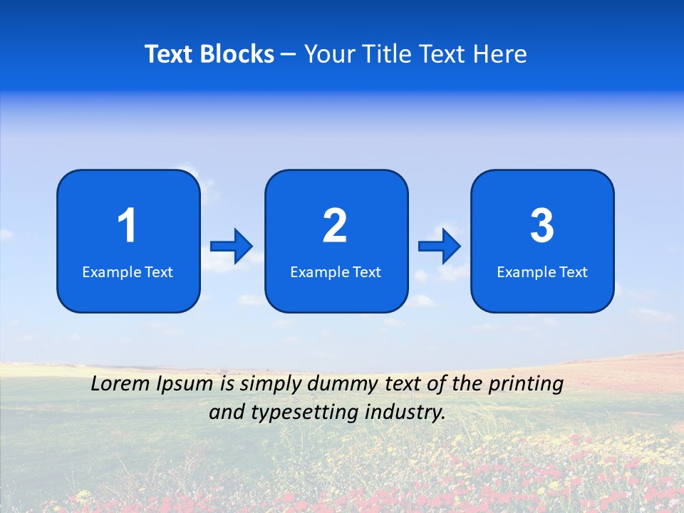 Poppy Spring Wheat PowerPoint Template