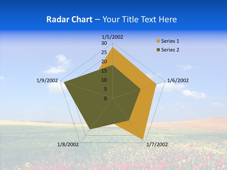 Poppy Spring Wheat PowerPoint Template