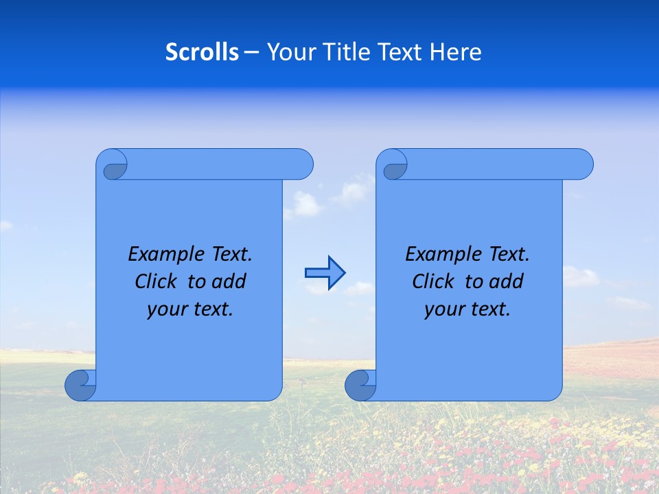 Poppy Spring Wheat PowerPoint Template