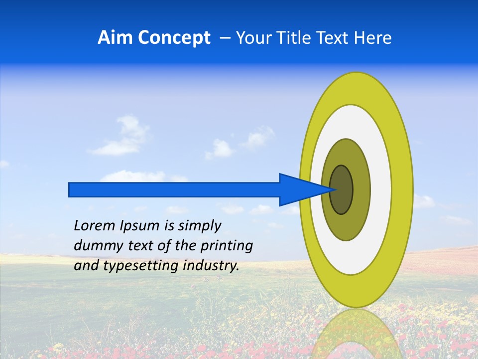 Poppy Spring Wheat PowerPoint Template