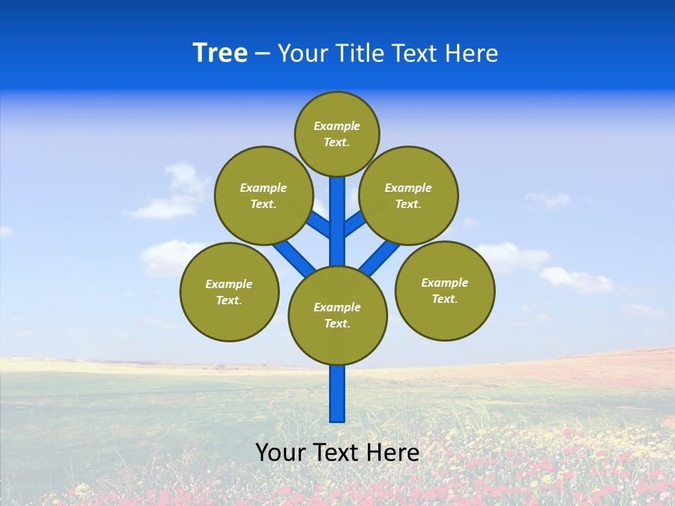 Poppy Spring Wheat PowerPoint Template