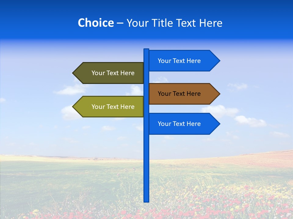 Poppy Spring Wheat PowerPoint Template