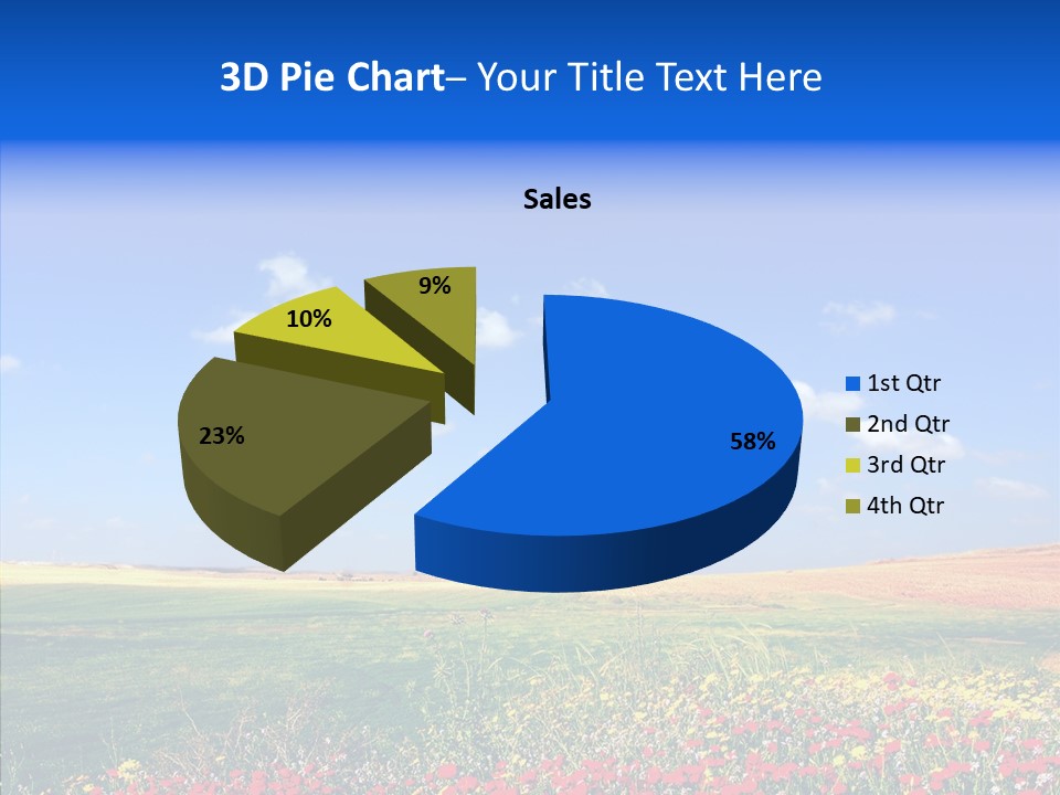 Poppy Spring Wheat PowerPoint Template
