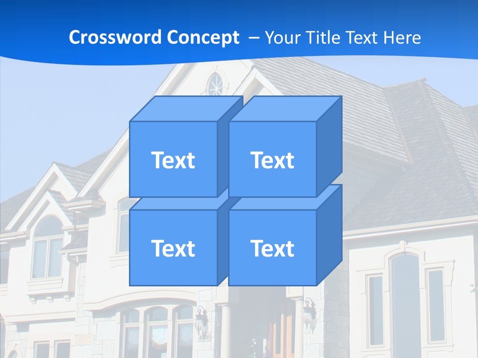 Blue Relocation Real-E Tate PowerPoint Template