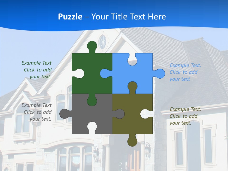 Blue Relocation Real-E Tate PowerPoint Template