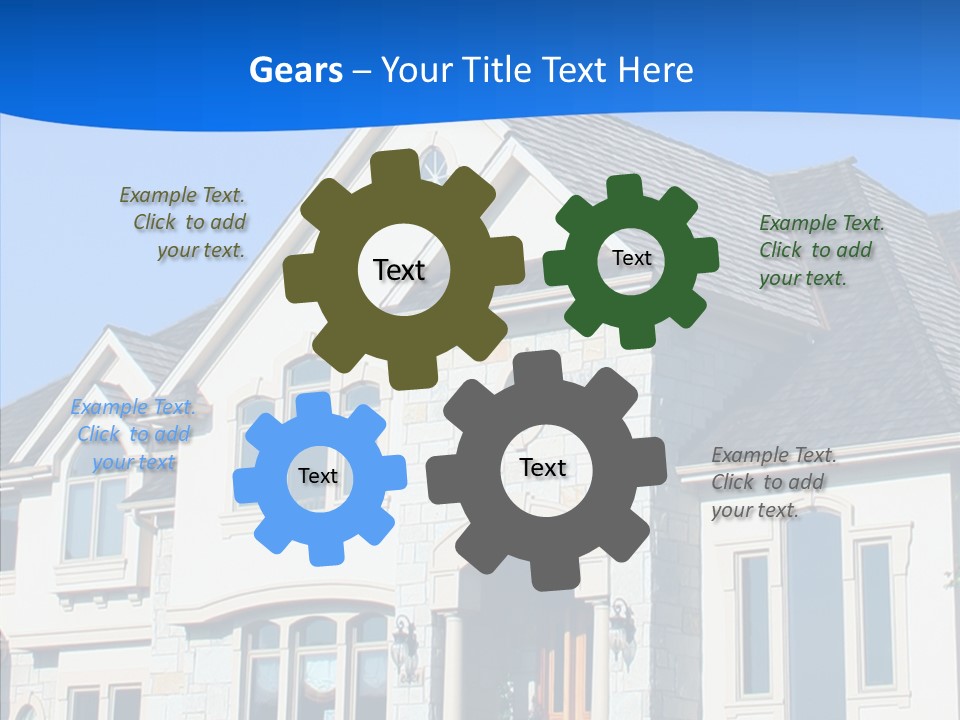 Blue Relocation Real-E Tate PowerPoint Template