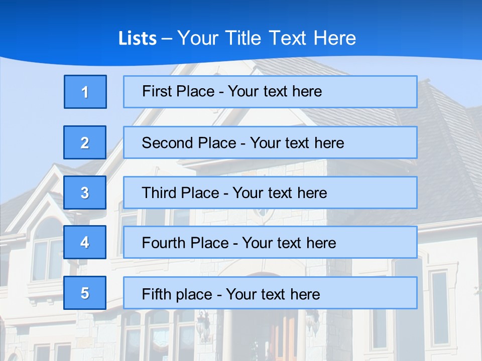 Blue Relocation Real-E Tate PowerPoint Template