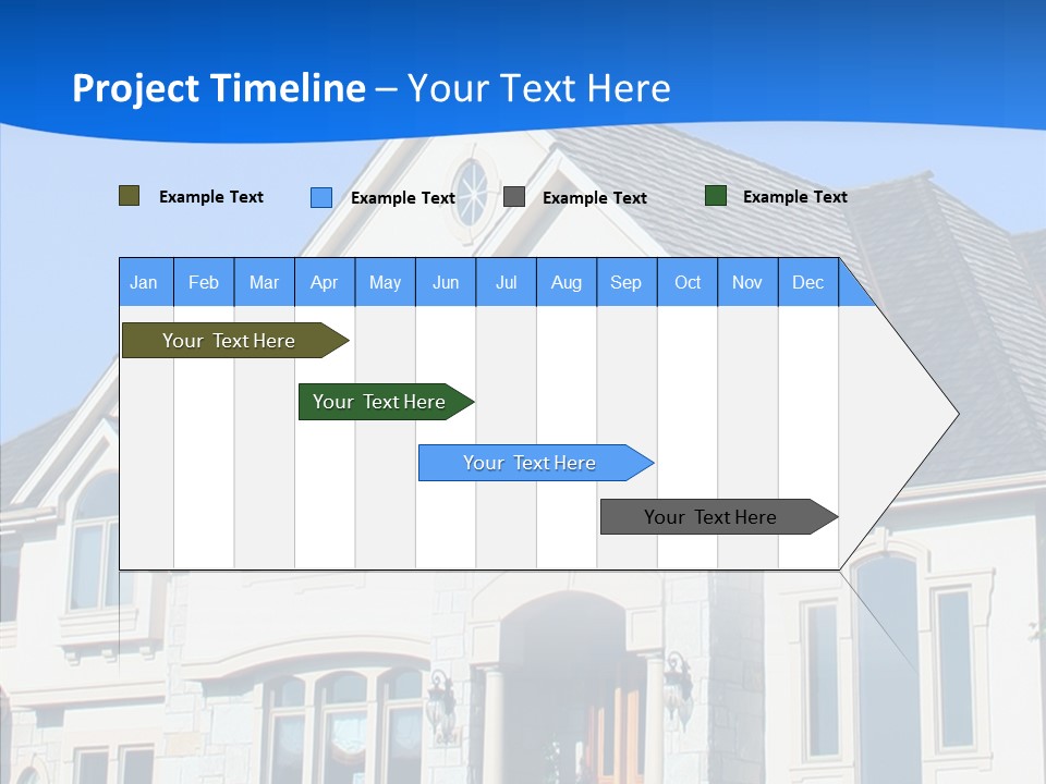 Blue Relocation Real-E Tate PowerPoint Template
