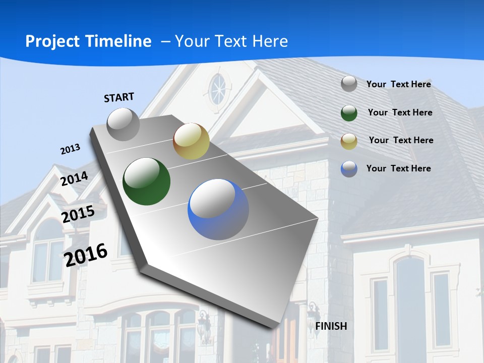 Blue Relocation Real-E Tate PowerPoint Template