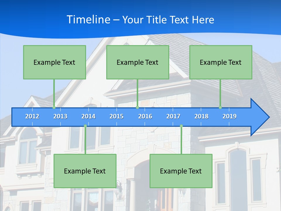 Blue Relocation Real-E Tate PowerPoint Template