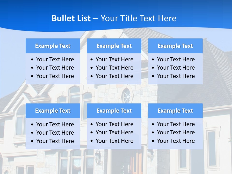 Blue Relocation Real-E Tate PowerPoint Template