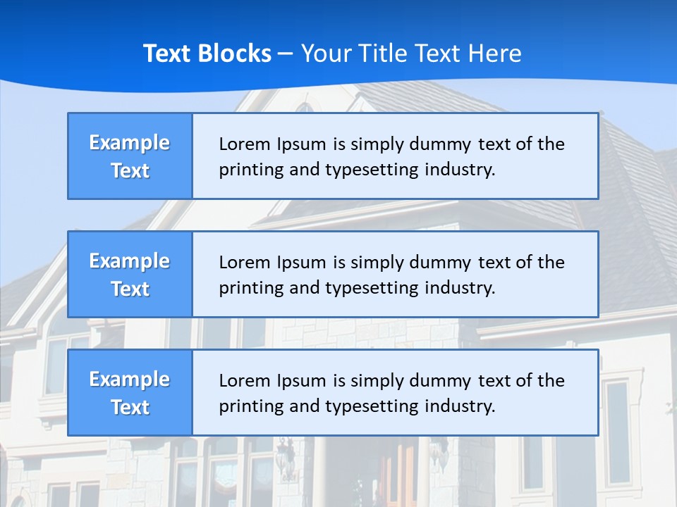Blue Relocation Real-E Tate PowerPoint Template