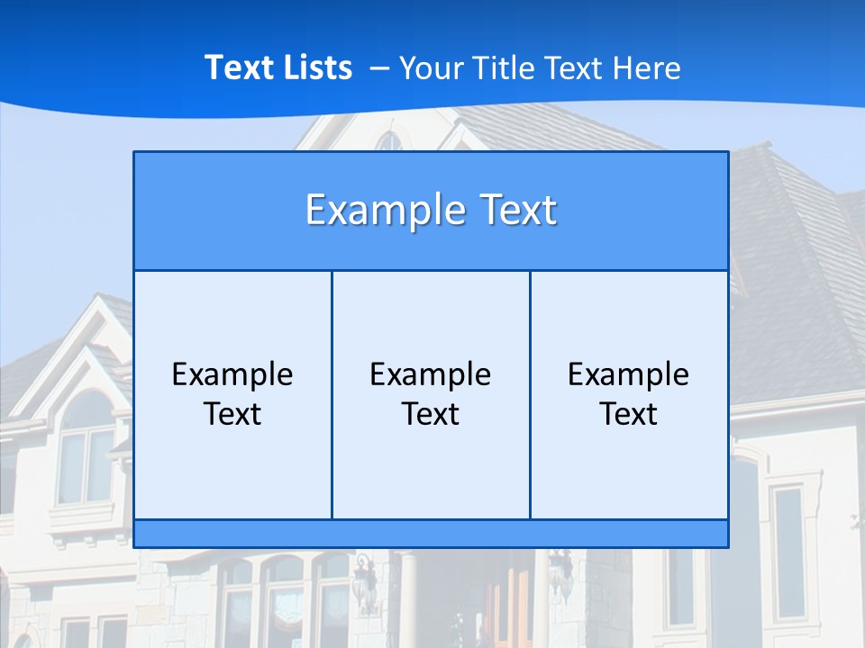 Blue Relocation Real-E Tate PowerPoint Template