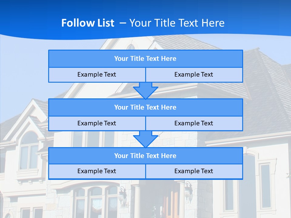 Blue Relocation Real-E Tate PowerPoint Template