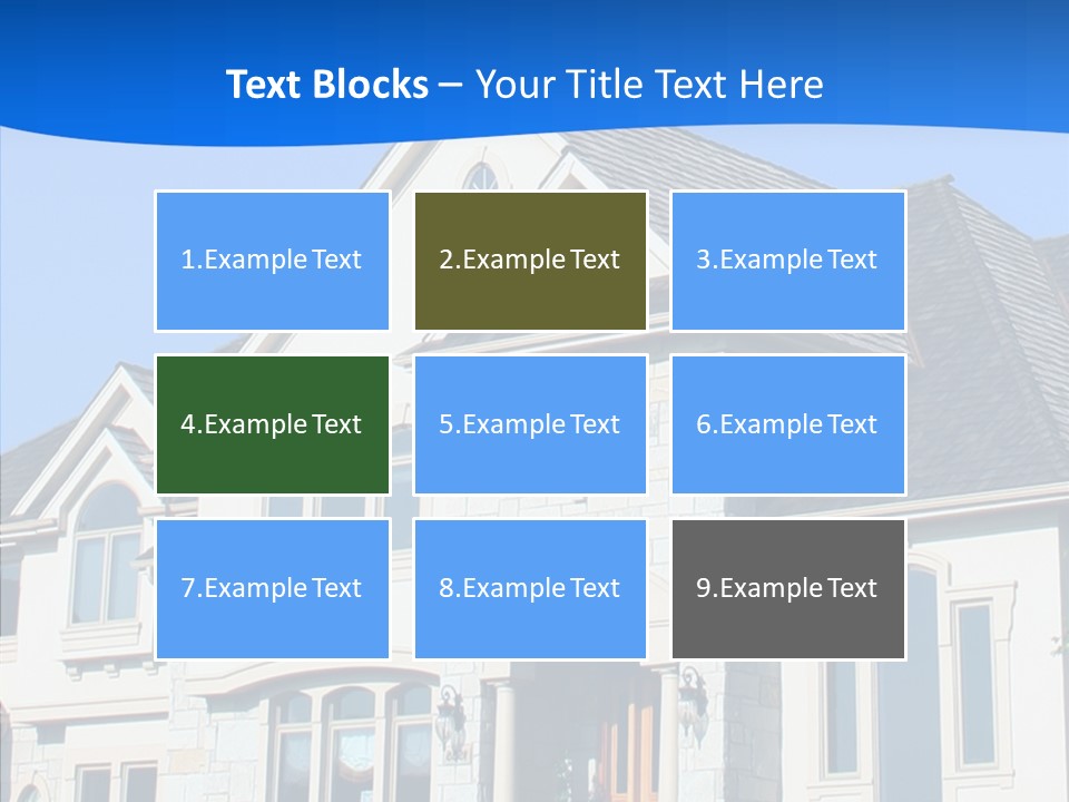 Blue Relocation Real-E Tate PowerPoint Template