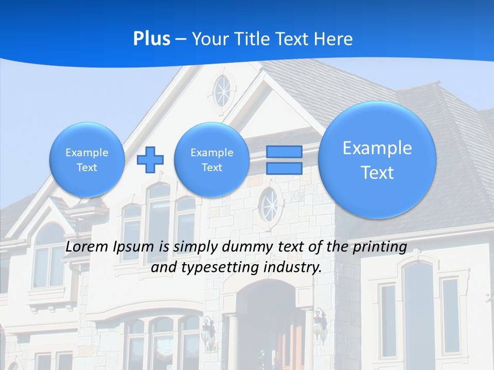 Blue Relocation Real-E Tate PowerPoint Template