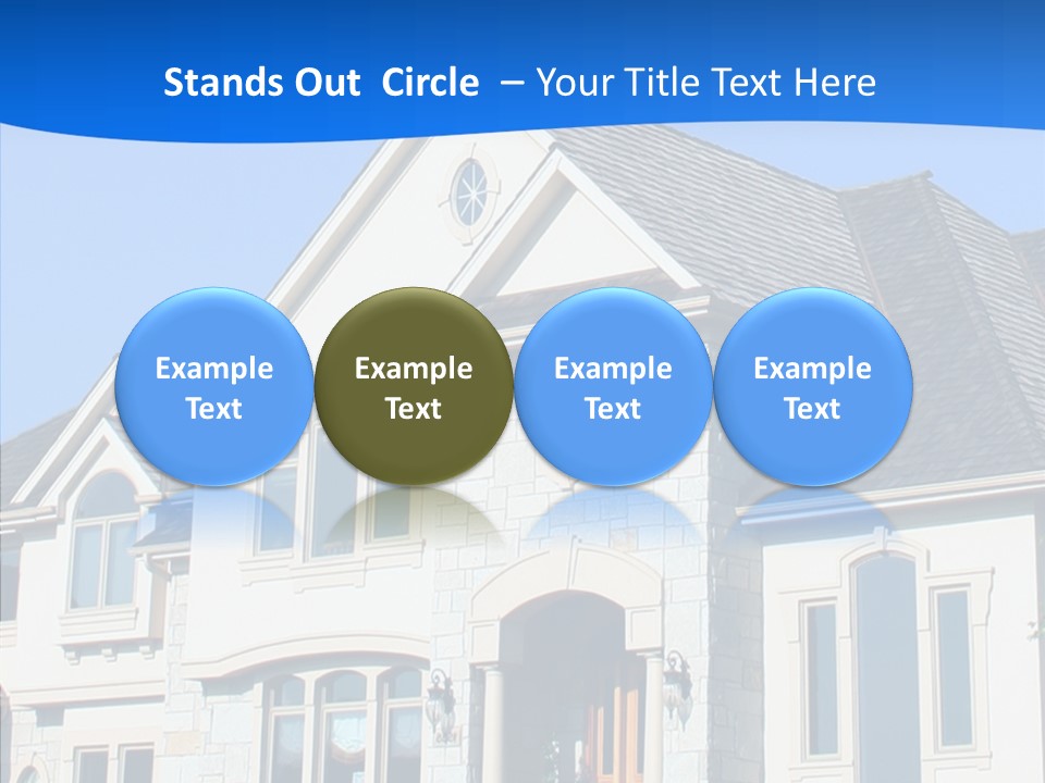 Blue Relocation Real-E Tate PowerPoint Template