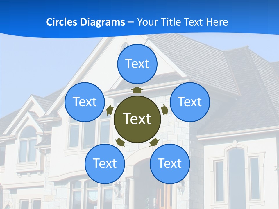 Blue Relocation Real-E Tate PowerPoint Template