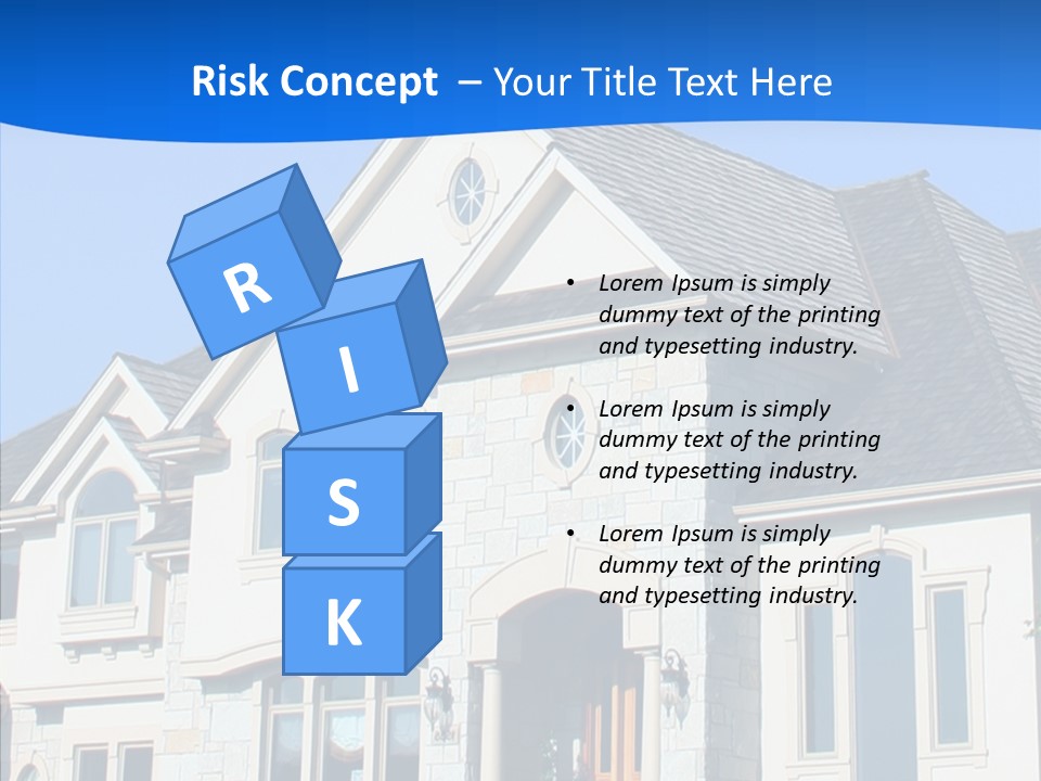 Blue Relocation Real-E Tate PowerPoint Template