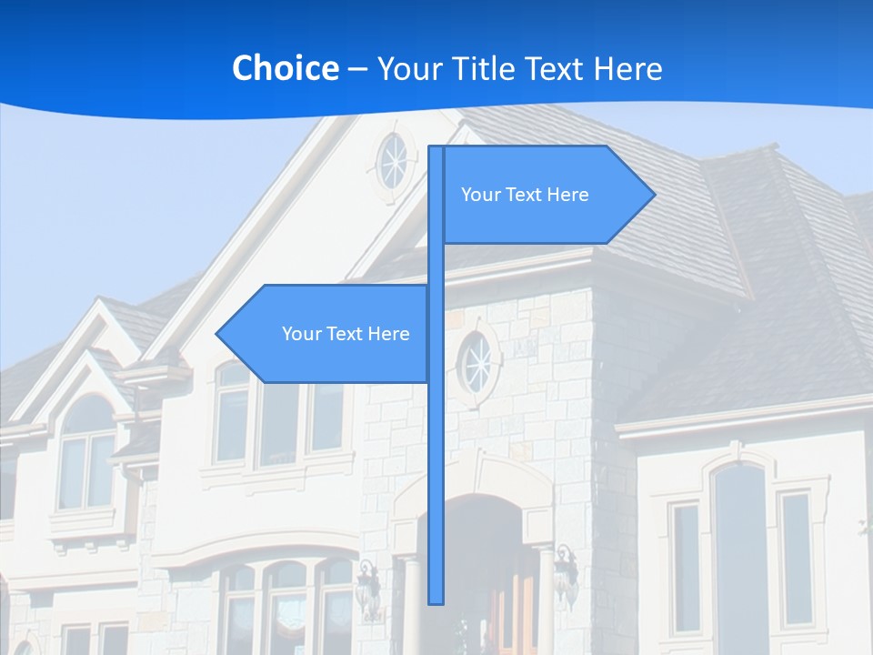 Blue Relocation Real-E Tate PowerPoint Template