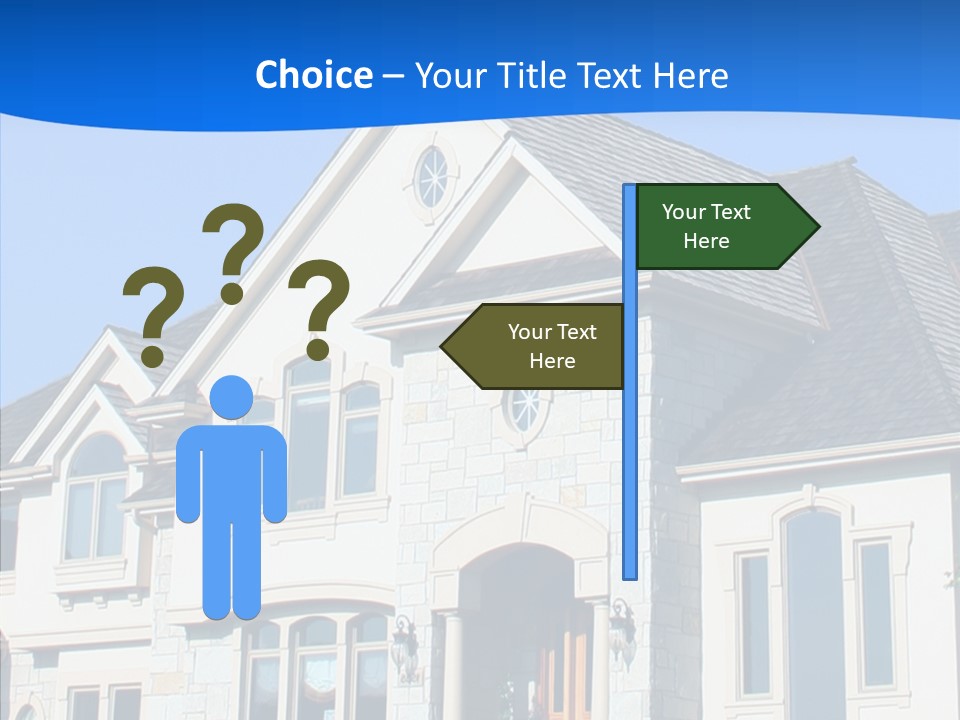 Blue Relocation Real-E Tate PowerPoint Template