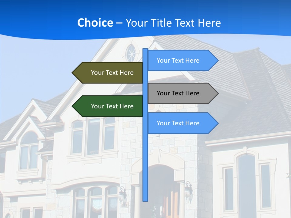Blue Relocation Real-E Tate PowerPoint Template