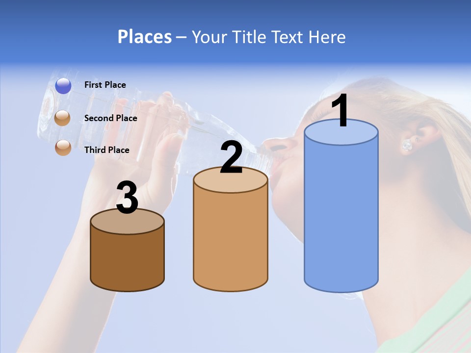 Women Hot Bottle PowerPoint Template