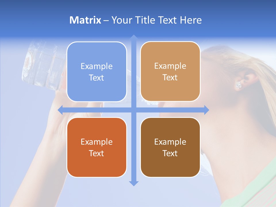 Women Hot Bottle PowerPoint Template