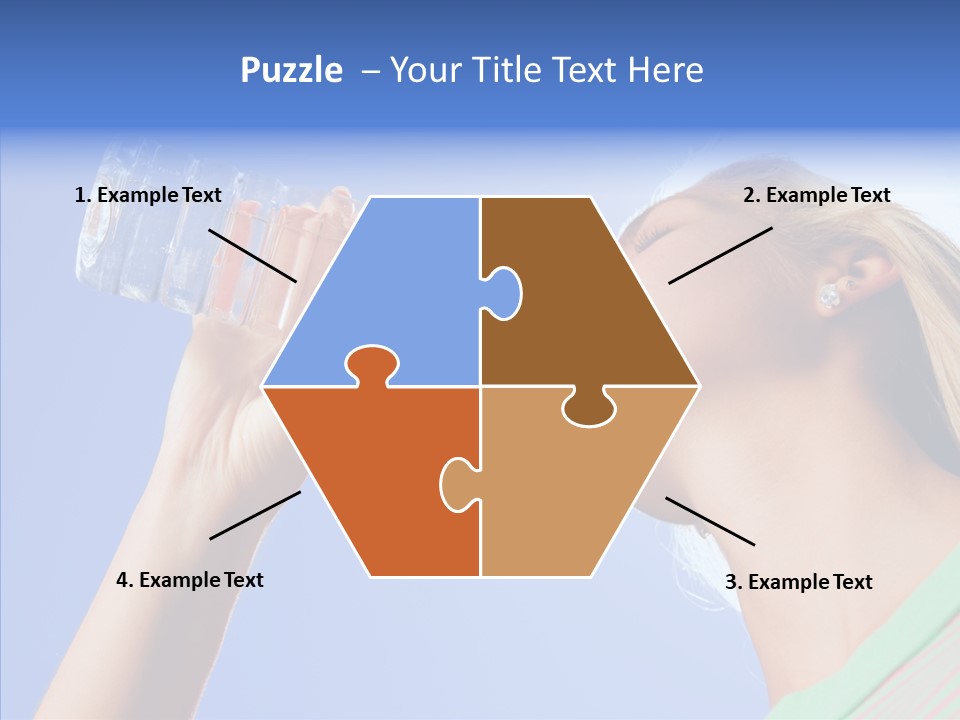 Women Hot Bottle PowerPoint Template