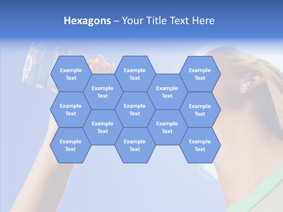 Women Hot Bottle PowerPoint Template