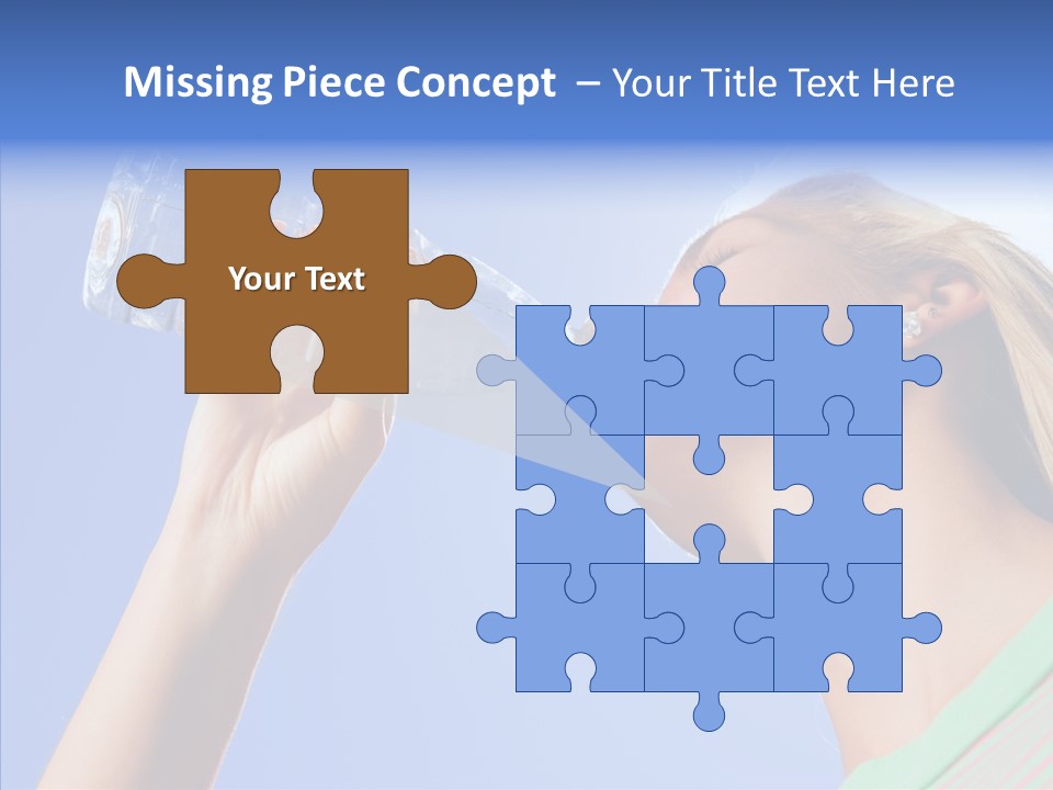 Women Hot Bottle PowerPoint Template