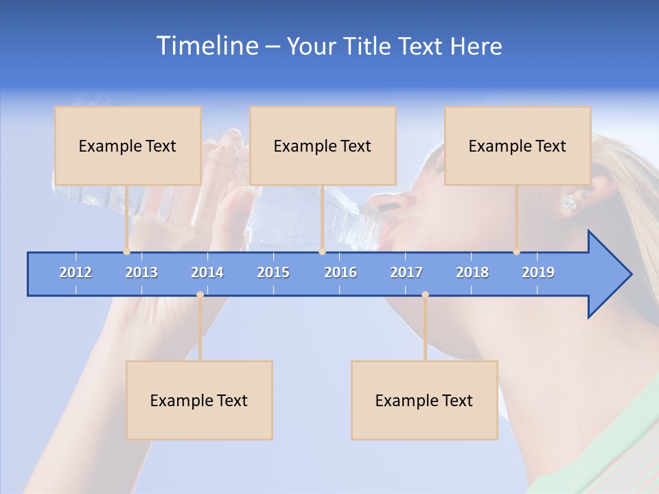 Women Hot Bottle PowerPoint Template