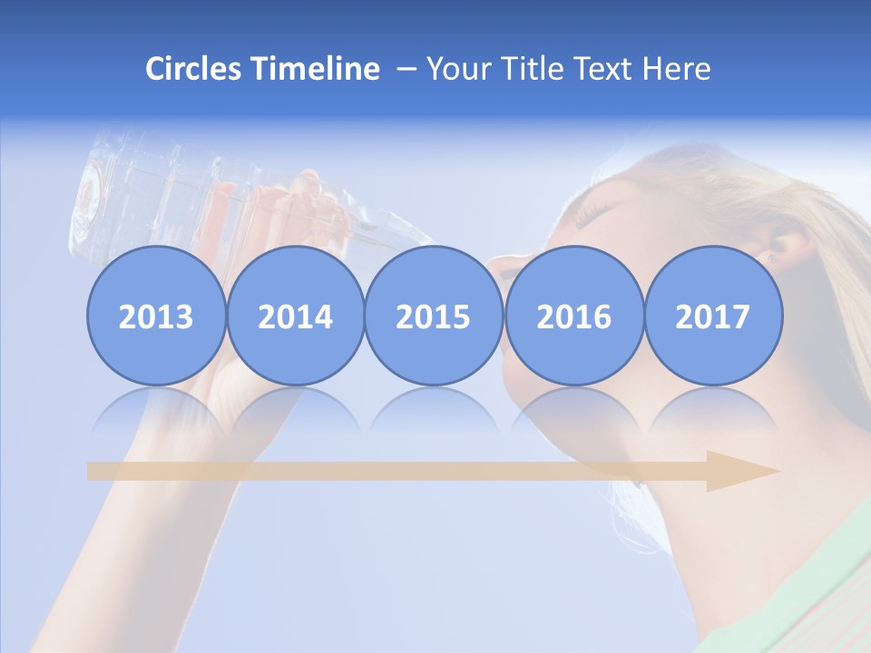 Women Hot Bottle PowerPoint Template