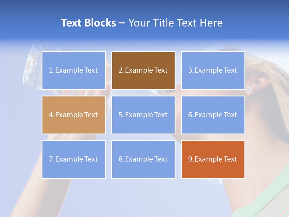 Women Hot Bottle PowerPoint Template