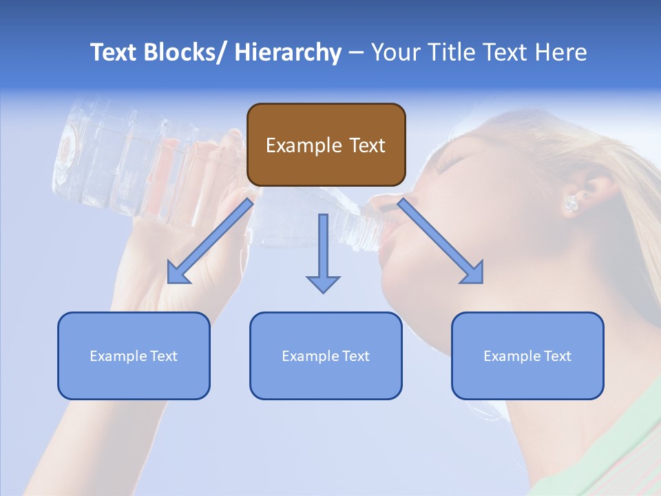 Women Hot Bottle PowerPoint Template